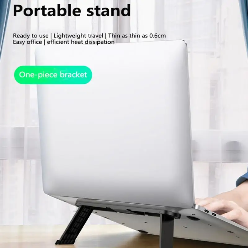 

Mini Portable Invisible Laptop Holder Adjustable Cooling Stand Foldable Multifunctional Holder For Laptop Notebook