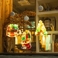 sarok led christmas string lights new suction cup lamp window room shopping mall decoration lights holiday string lighting