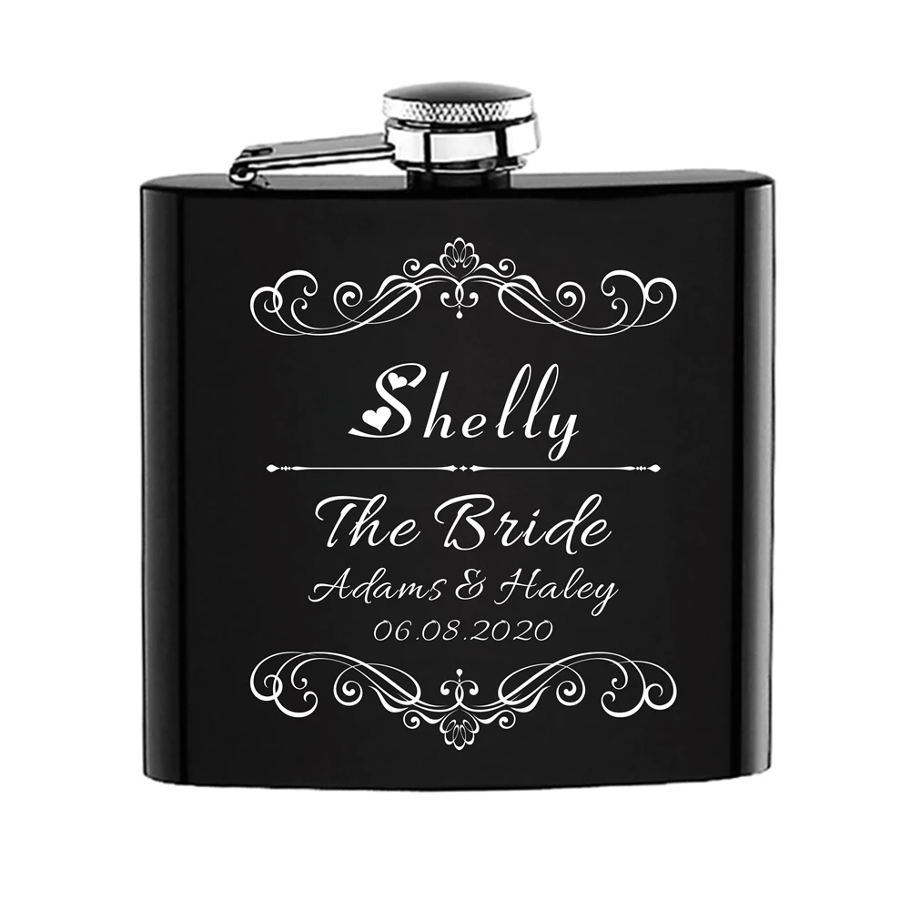 Фляга из нержавеющей стали 6 унций|Сувениры для вечеринок| |