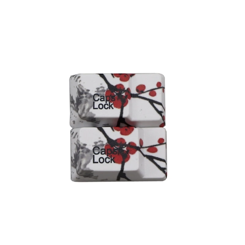 

Russian Wangjiang Plum Blossom PBT Five sides Dye-subbed 110 Keys OEM Profile Russian Keycap for Diy Mechanical Keyboard Keycaps
