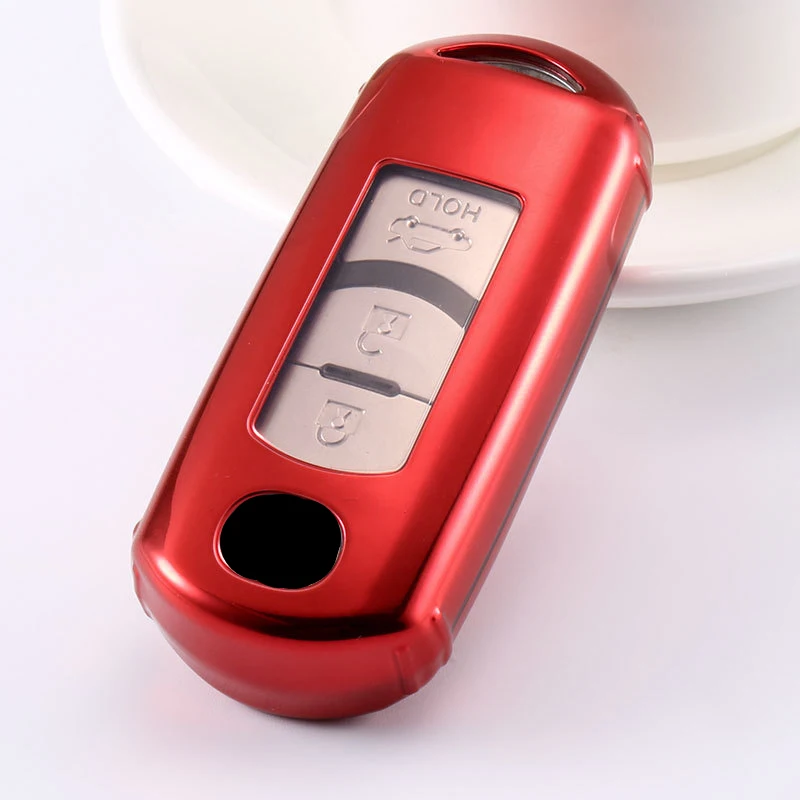 Новый мягкий TPU чехол для автомобиля дистанционного ключа с полным покрытием Mazda 2