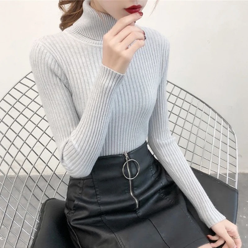 Sueter mujer invierno 2019 мягкий Элегантный женский свитер женская одежда с длинным рукавом