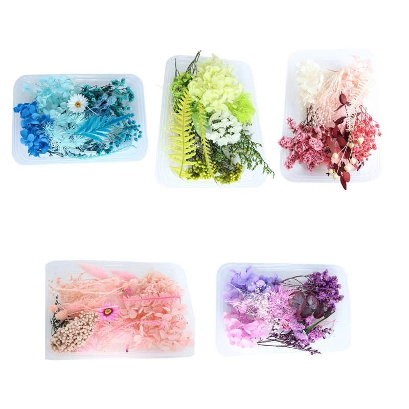 

1 Box Crystal Epoxy Filler Dry Flower Mixed Nail Stickers Decorations Resin Filling Material DIY Art Crafts Jewelry Making Acces