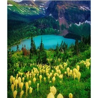 5d diy diamond painting squareround diamond landscape painting valley beautiful pictures cross stitch embroidery artwork wg3303