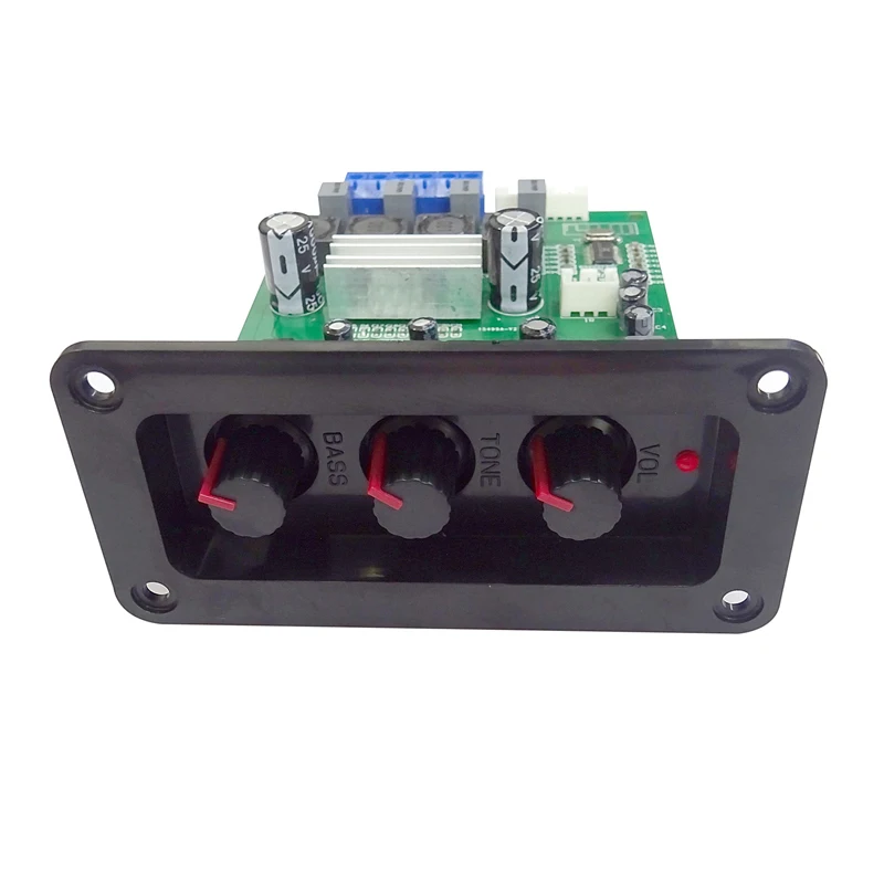 

Tenghong TPA3116D2 Bluetooth 5.0 Digital Power Amplifier Audio Board 50W*2 2.0 Stereo Sound Amplifier Treble Bass With Panel DIY