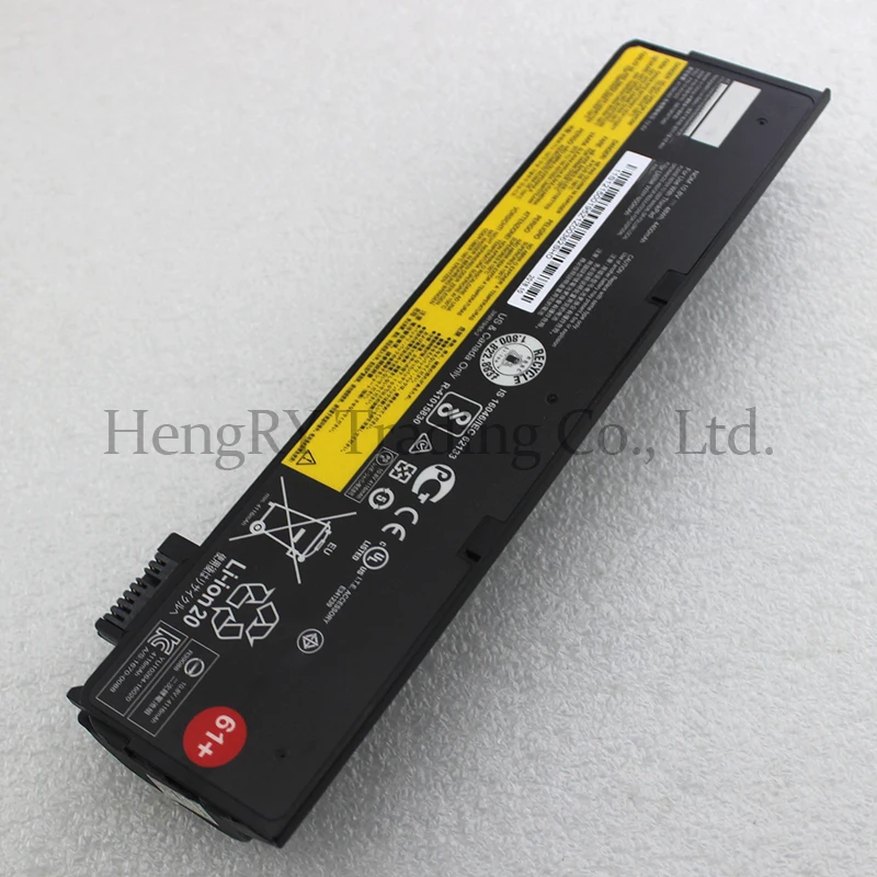 Аккумулятор для ноутбука Lenovo ThinkPad T470 T480 T570 T580 61 + 10 8 В 48 Вт/ч 4400 мАч|Аккумуляторы