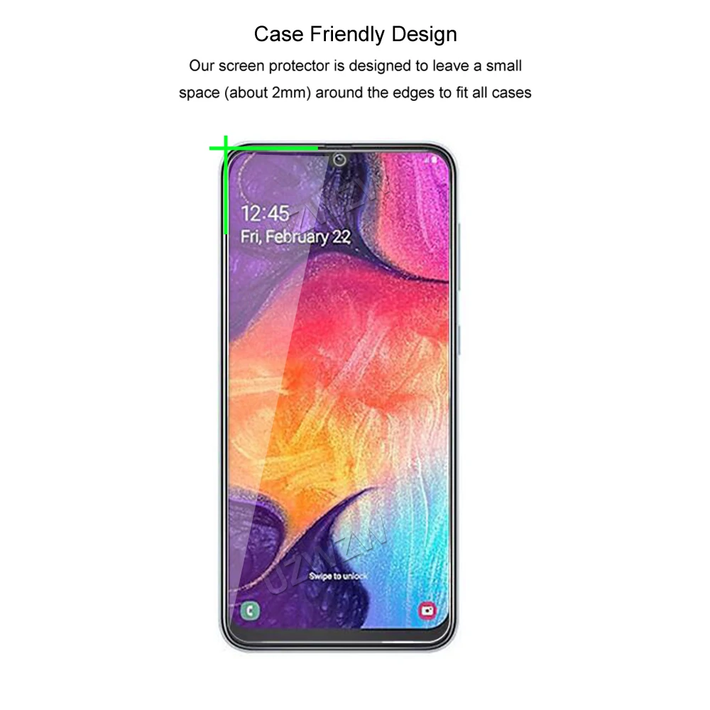 For Samsung Galaxy A50 A50s 2.5D 0.26mm Premium Tempered Glass Screen Protectors Protective Guard Film HD Clear | Мобильные телефоны