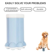 silicone dog paw cleaning cup pet paw massage comb portable puppy foot washer dog cat dirty paw cleaner pet feet wash bucket