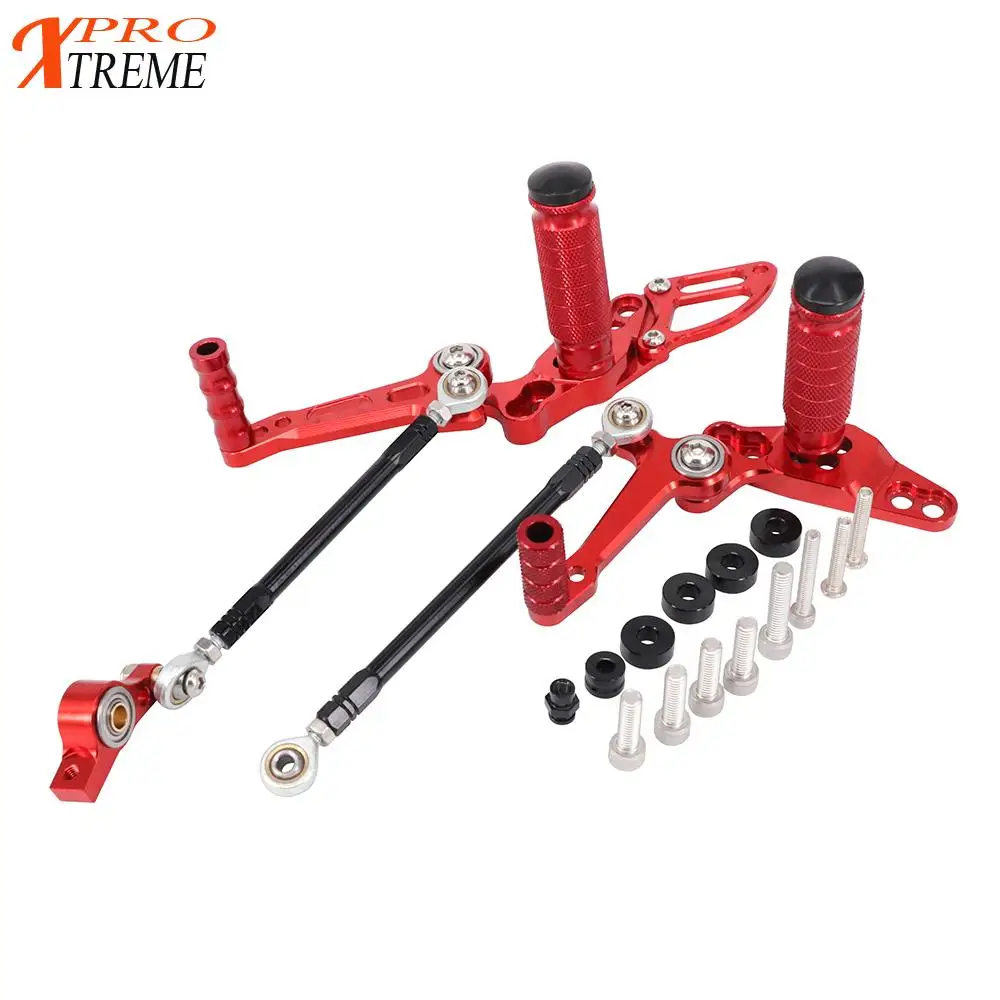Motorcycle Adjustable Billet Foot Pegs Pedals Rest Footpegs For Ducati Streetfighter 848 1100 All Year | Автомобили и мотоциклы