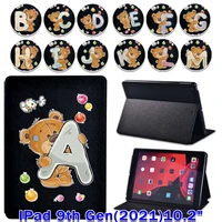 for apple ipad 2021 9th generation 10 2 inch cover tablet antifouling lightweight pu leather tablet protective case pen