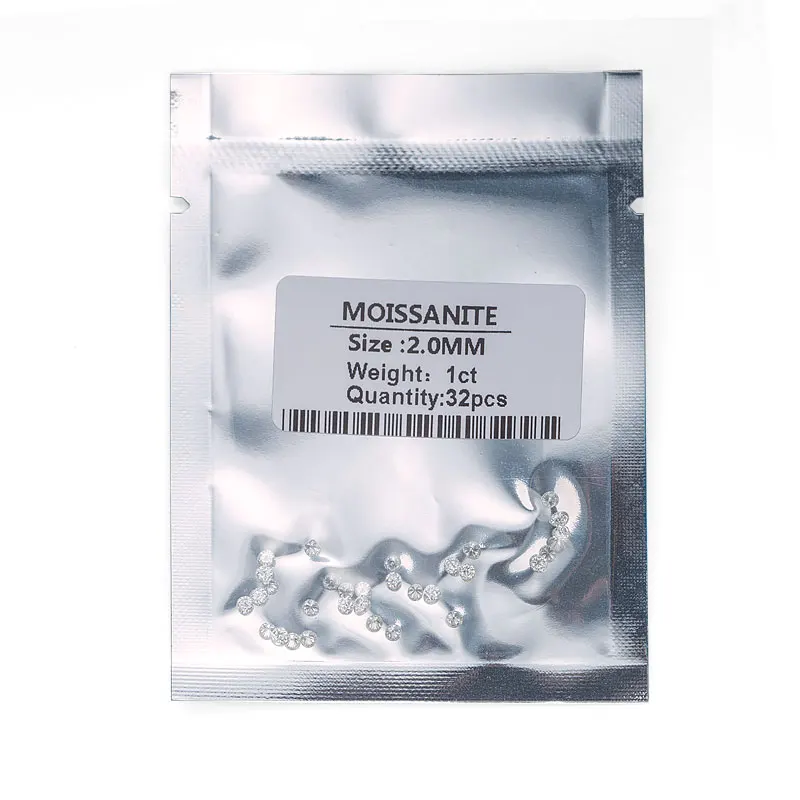 Высококачественный бриллиант муассанита цвета меди VVS 1 5 мм D карат цена за |