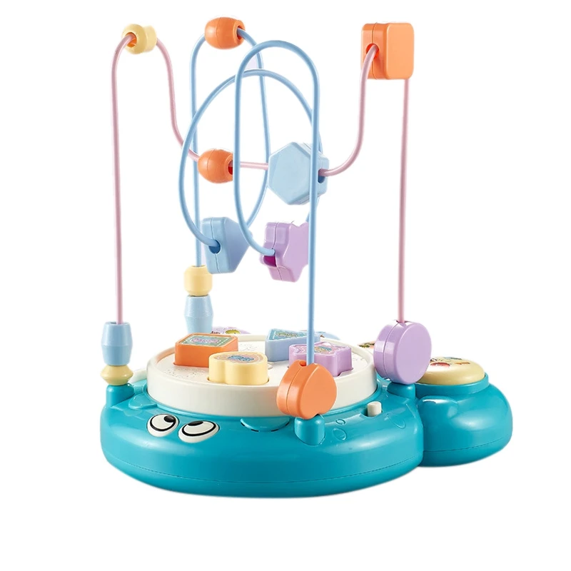 

Детский Развивающий пазл с бусинами, 3 + лет