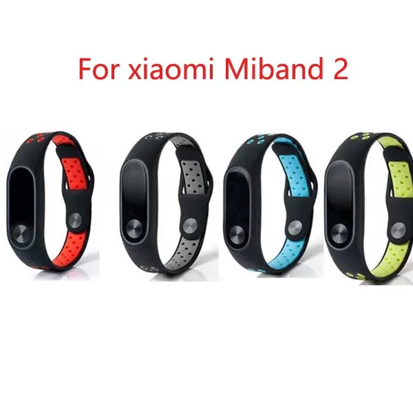 Ремешок силиконовый для Xiaomi Mi Band 2 3 4 сменный мягкий спортивный браслет смешанные