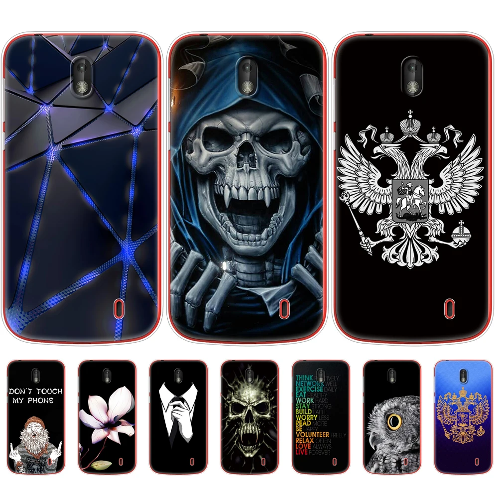 Чехол для Nokia 1 Plus силиконовый мягкий чехол телефона Nokia1 + бампер защитные чехлы с