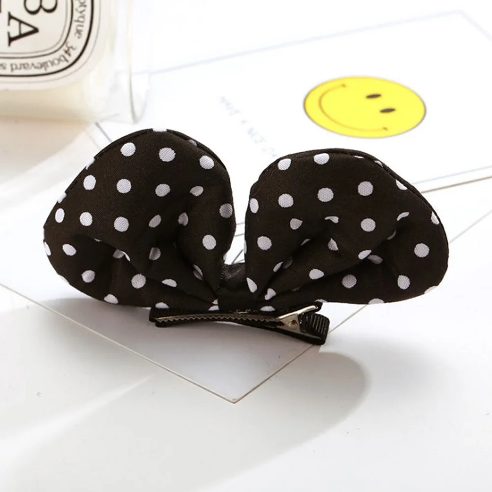 4 Цвета принцессы из мультфильма для девочек Аксессуары волос игривый в горошек с