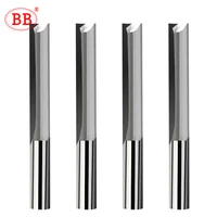 bb 2 flutes straight end mill slot milling cutter tungsten solid carbide 4 6mm 8mm shank engraving router bit cnc tool mdf 1pcs