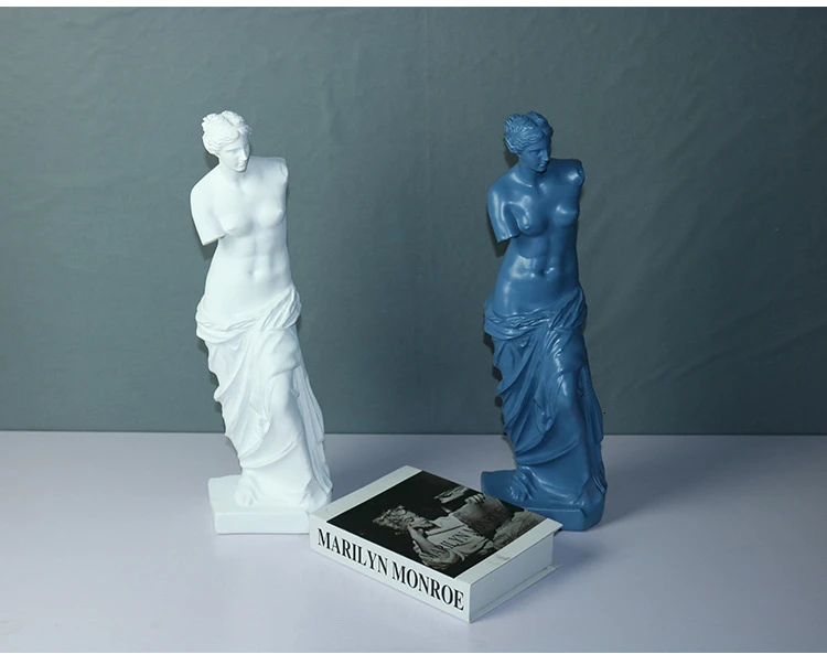 Venus De Milo, большая статуя из смолы, статуя богини Афродиты, статуэтка, произведение искусства, Современная Скульптура, настольный декор, украшения для дома