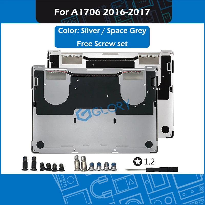 5 шт./лот A1706 нижний корпус 613-06132-01 для Macbook Pro Retina 13 &quotA1706 2016 2017 MLH12 MPXV2 | Компьютеры и