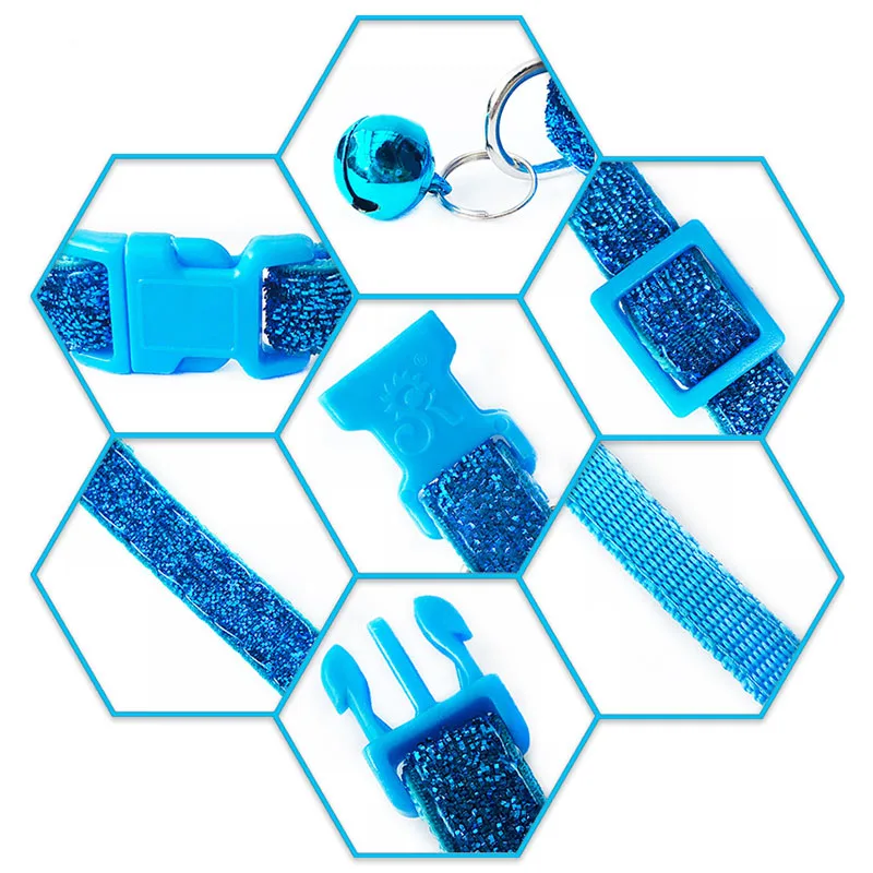 Нейлоновый ошейник с колокольчиками для маленьких собак и щенков|Ошейники