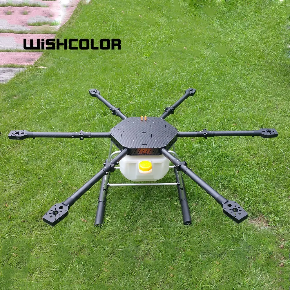 FPV гексакоптер 6 осевой карбоновый Дрон для защиты растений колесная база 1600 мм