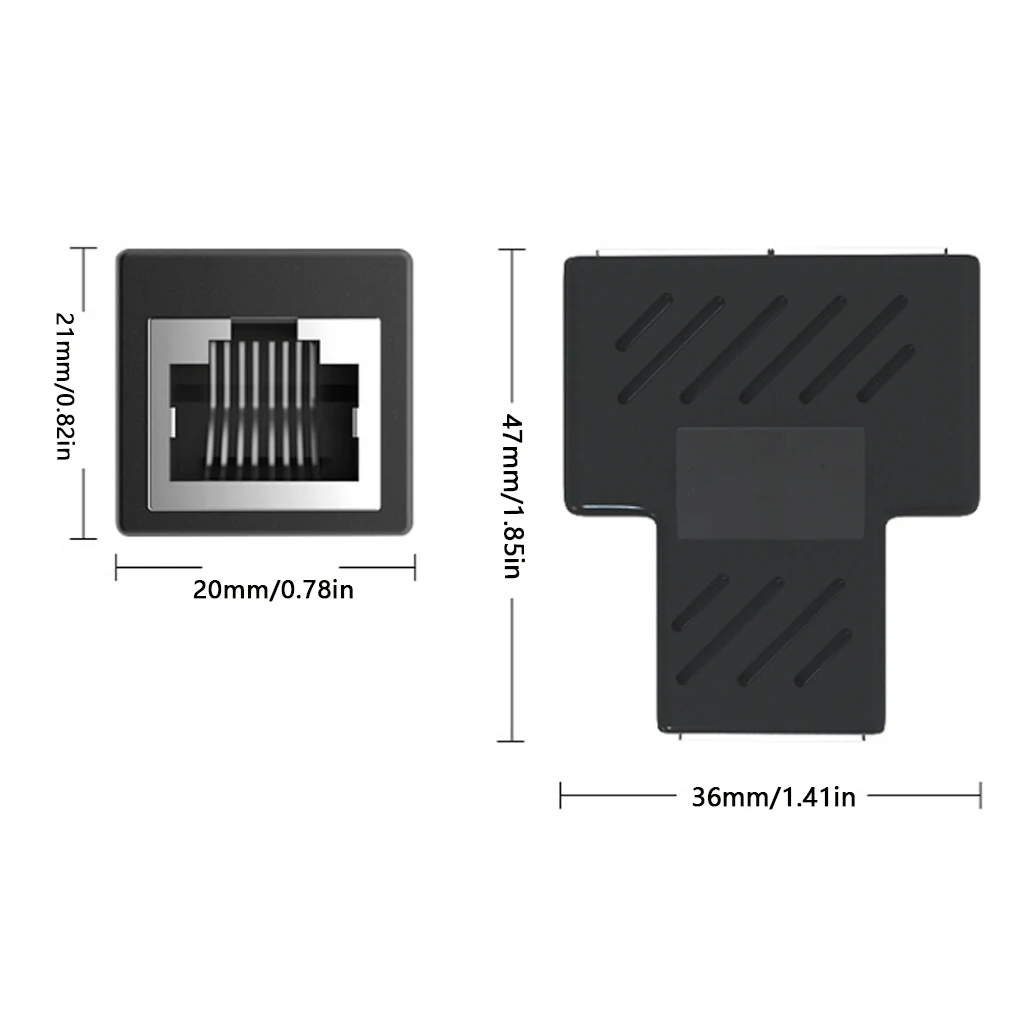 Разветвитель Кабеля Ethernet RJ45 2 шт. двухпортовый соединитель разветвитель сетевого