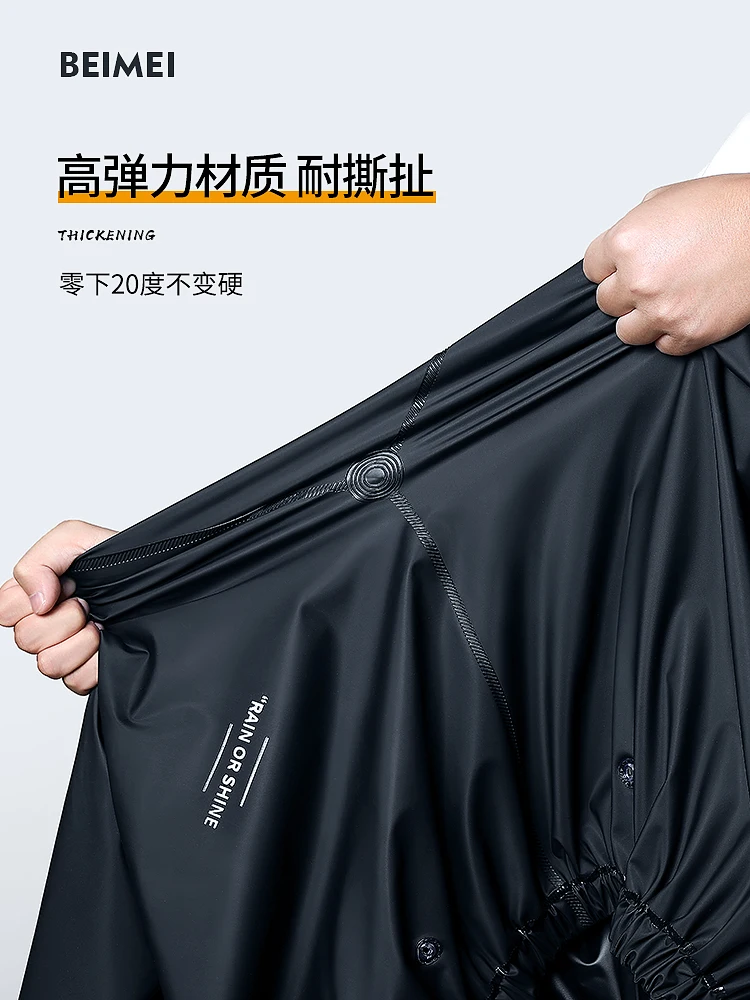 

Harajuku Portable Outdoor Raincoat Jacket Boy Vintage Motorcycle Disposable Transparent Plastic Regenjacke Rain Gear BY50YY