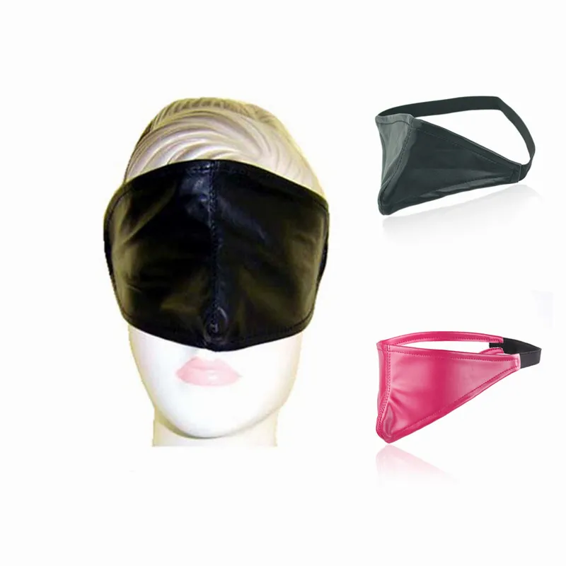 

Эротические эластичные кожаные маски для глаз для мужчин женщин мужчин пар фетиш бдсм бондаж клувечерние повязка на глаза флирт секс-игруш...