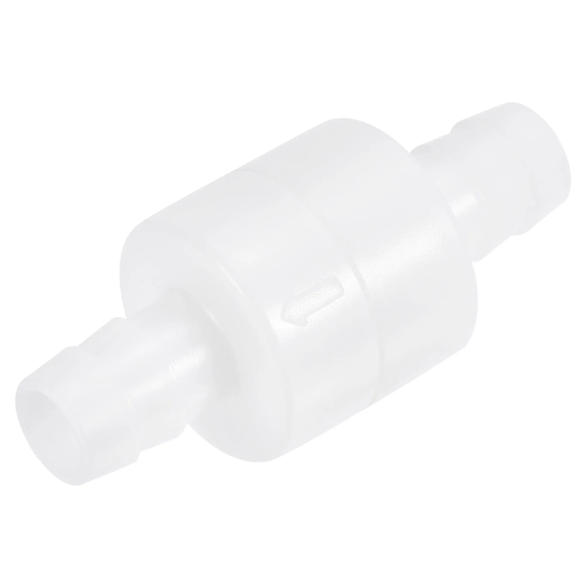 

Uxcell Non Return Check Valve, 7/16 Inch Dia. One Way Inline Hose Connector for Water Tank Pump, POM Plastic White