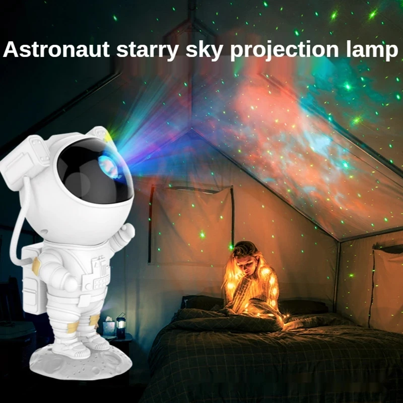 

Children's Night Light Gifts Galaxy Projector Astronaut Starry Sky Projection Lamp Gypsophila Laser Projection Lamp Home Decor