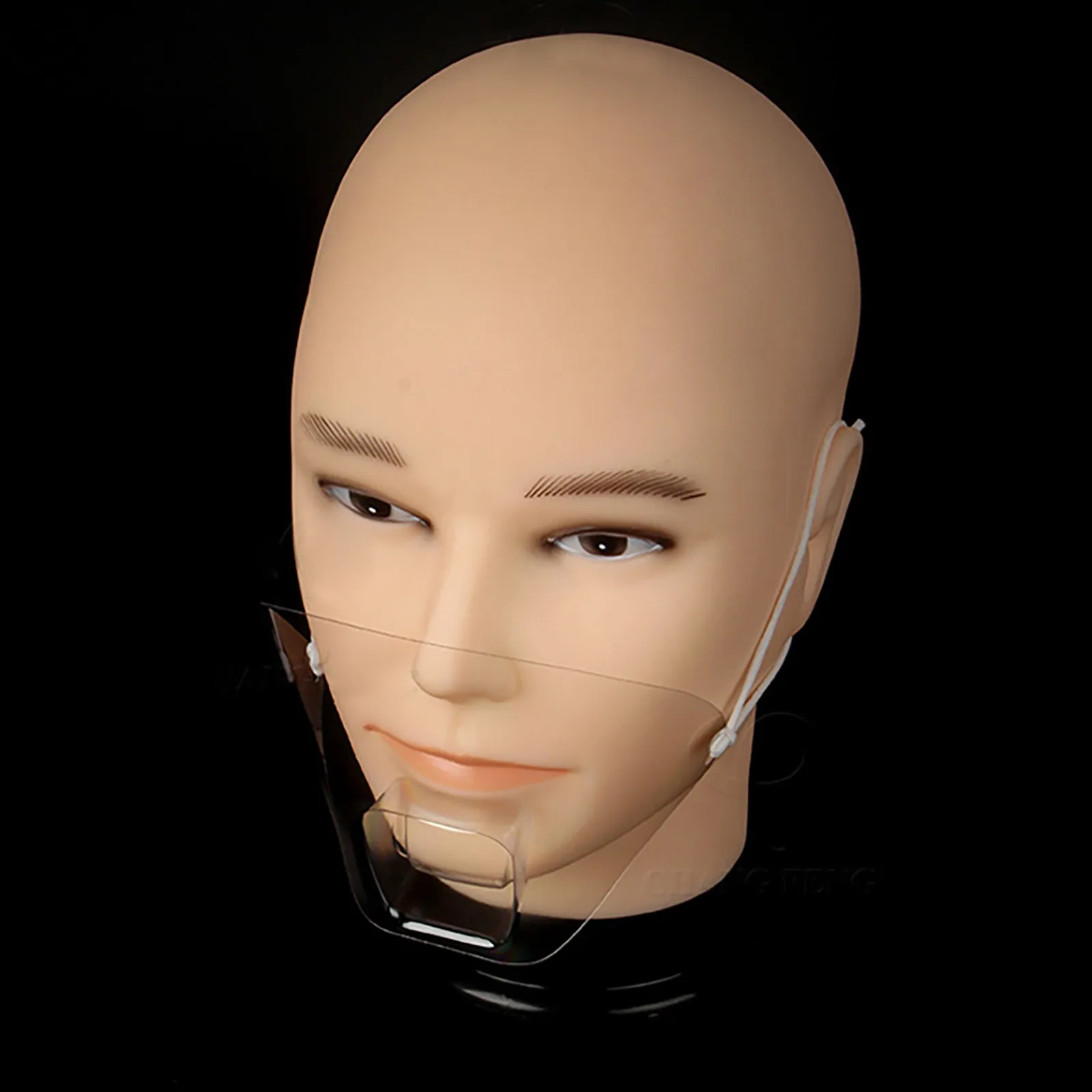 

See-through Dust Mask Perspective Restaurant Chef Mask In Stock Lip Language Mask Face Shield Washable Breathable Full Protect