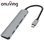 Mosible концентратор Thunderbolt 3 Тип USB C док-станция USB разветвитель 3,0 с PD для Macbook ProAir 13 2021HDMI-Compatible USB-C удлинитель для головок