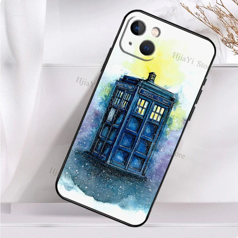 Силиконовый чехол Tardis Doctor Who для iPhone 11 12 13 Pro Max Mini X XR XS 6 7 8 Plus SE 2020 | Мобильные