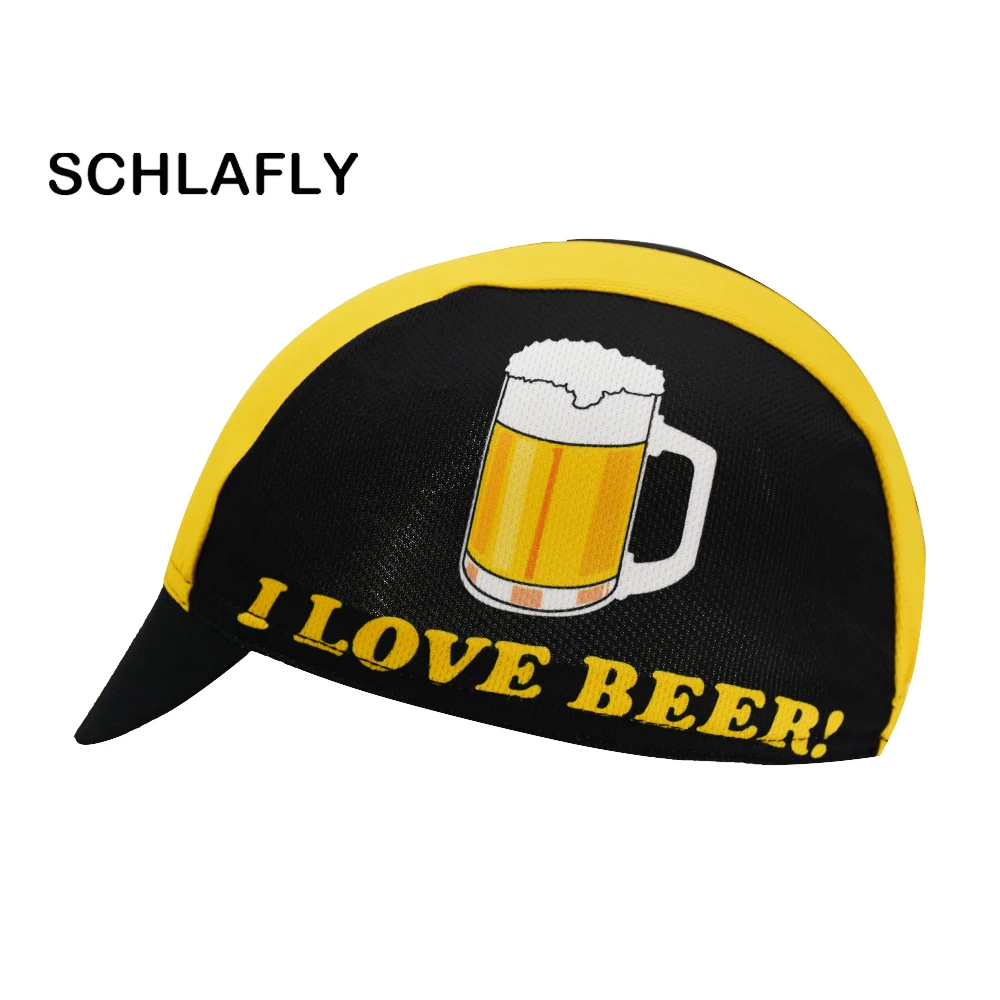 I Iove beer велосипедные кепки желтые черные мужские и женские дышащие головные уборы