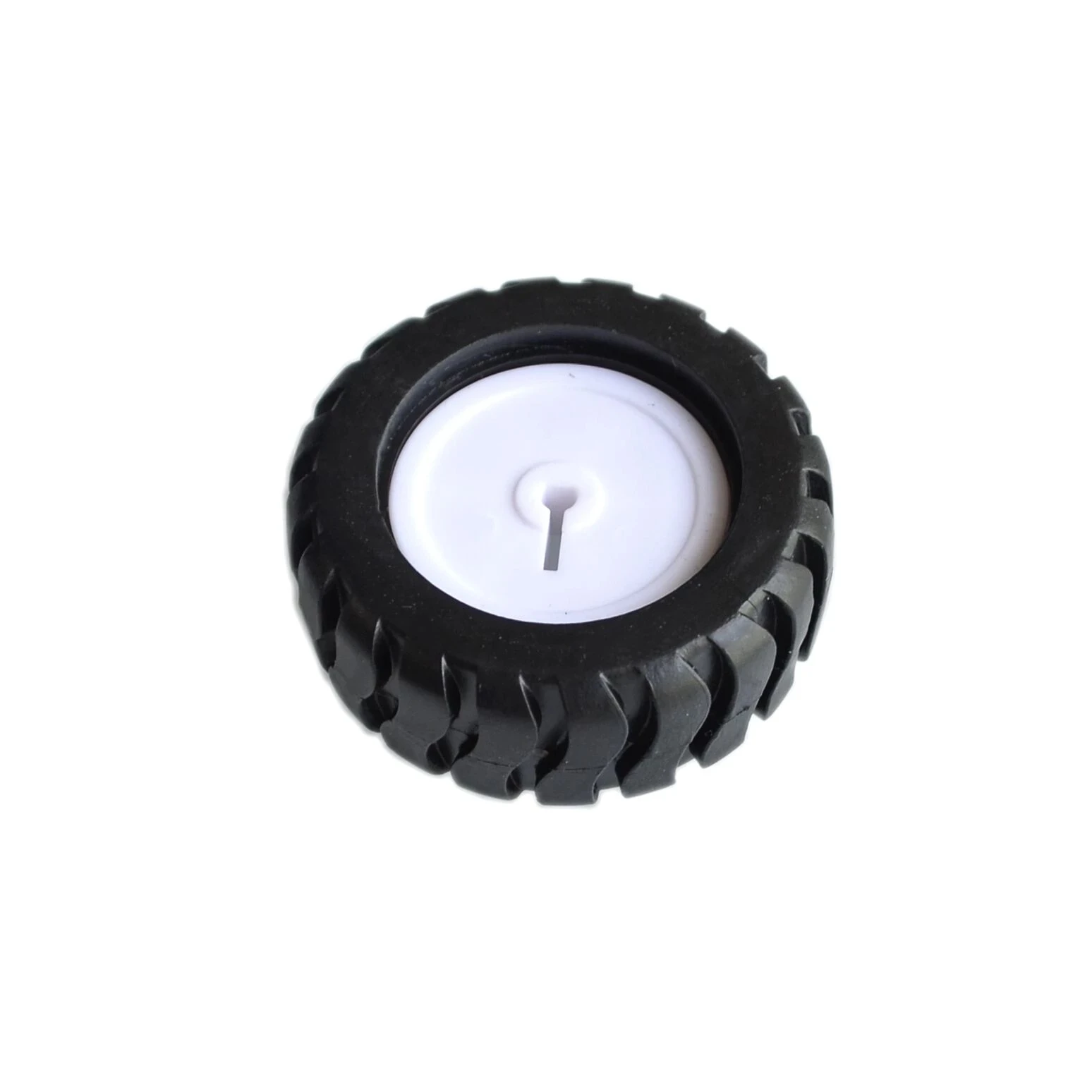 

4PCS K346 43*19*3mm D-hole Rubber Wheel Suitable for N20 Motor D Shaft Tire Car Robot DIY Toys Parts