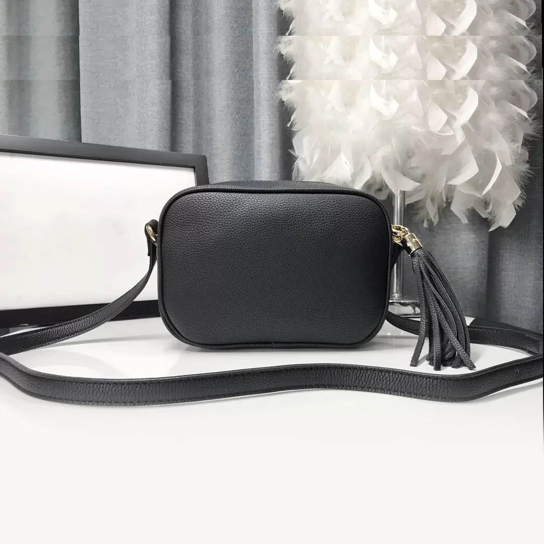 

Genuine Leather Camera Bag Purse Fashion Shoulder Bag Cowhide Handbag Presbyopic Card Holder Purse Evening Bag For Women