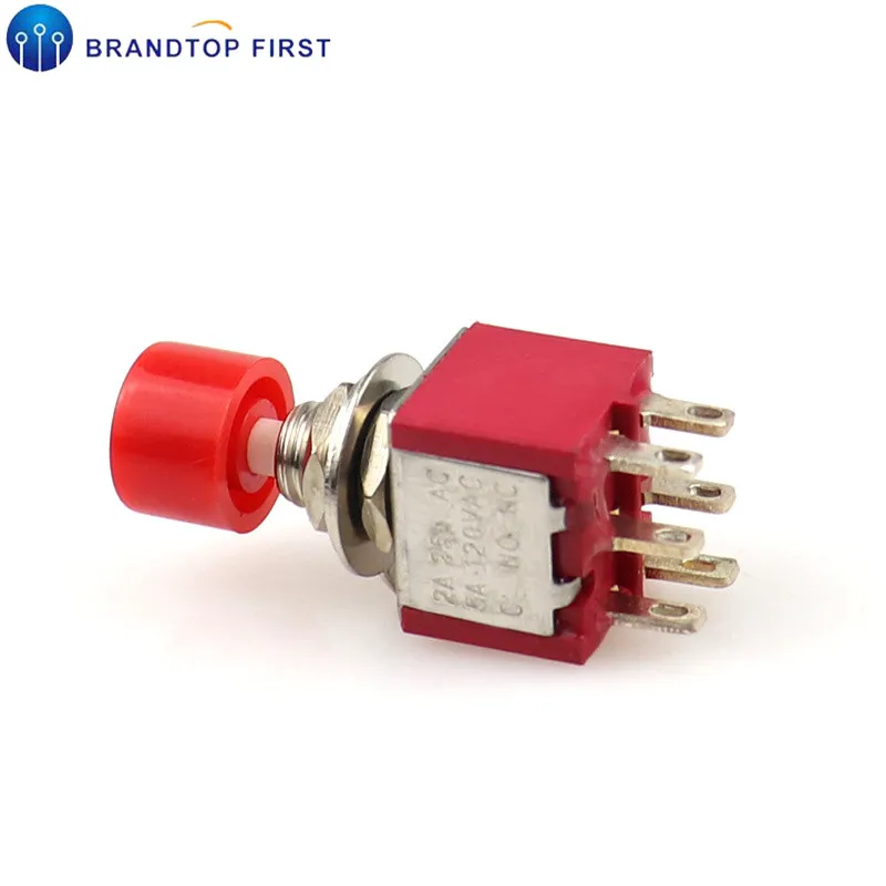 Дуплекс PS-202 с красной крышкой 6-pin кнопочный переключатель | Обустройство дома