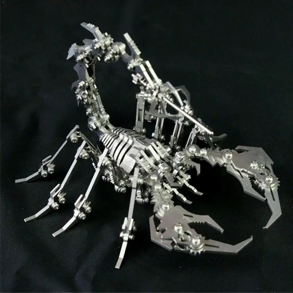 3d Стальной пазл Medel съемная модель украшение стол для детей король скорпионов
