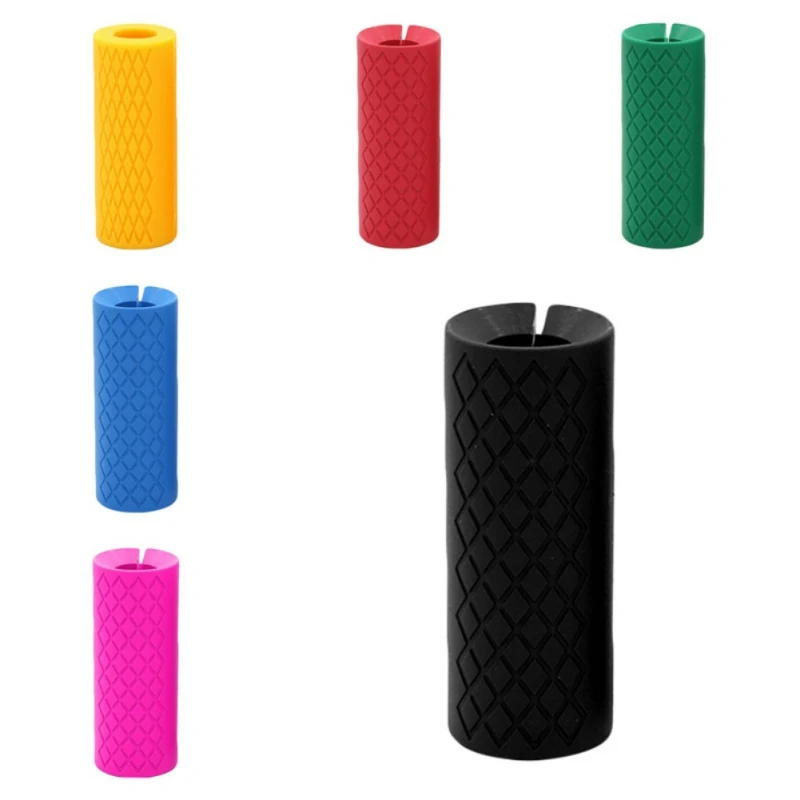 

Dumbbell Barbell Grips Thick Bar Fat Handle Pull Up Weightlifting Silicone Anti-Slip Protective Pad For Fitness Body Building