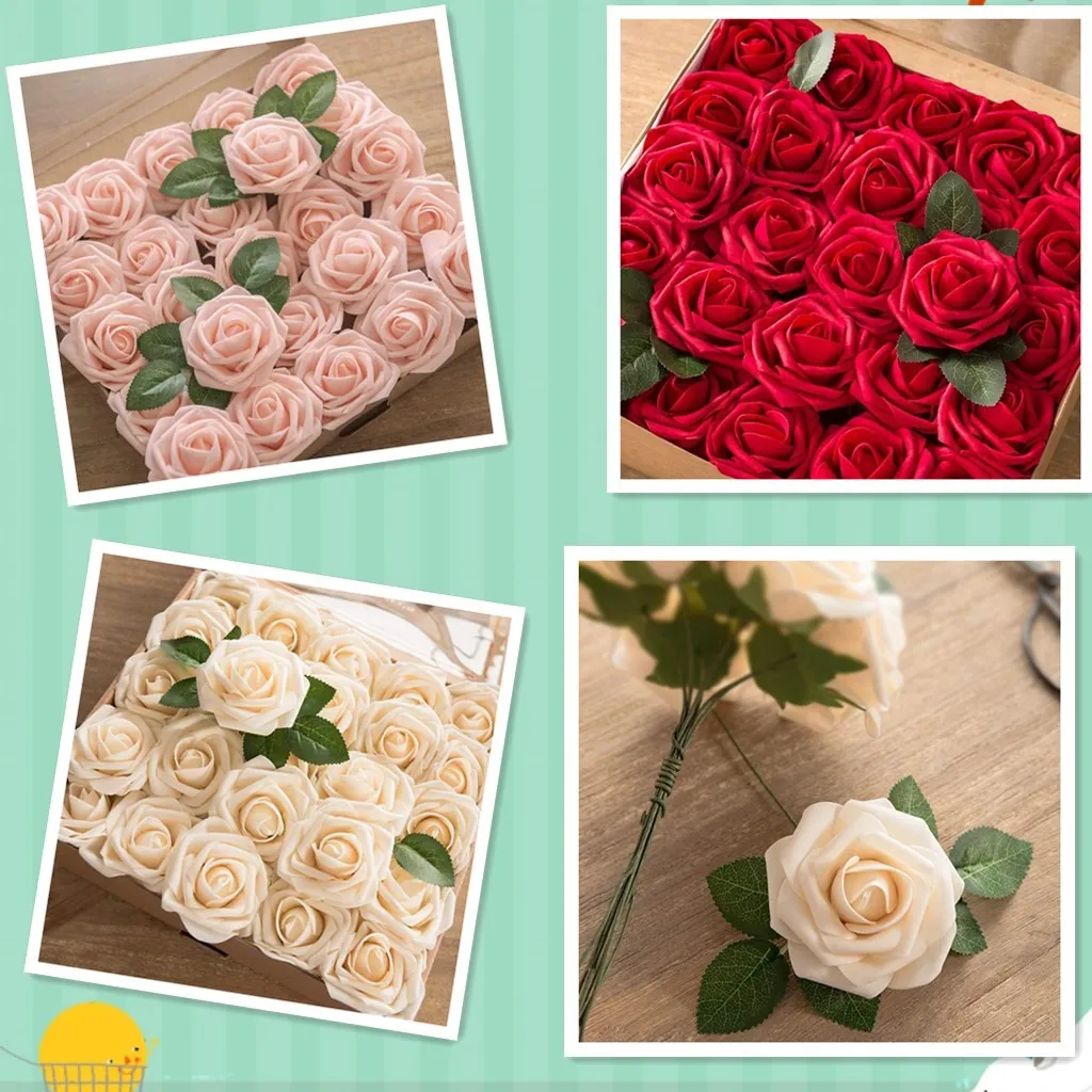 День Святого Валентина Сделай Сам пенопластовый цветок Сердце движущаяся