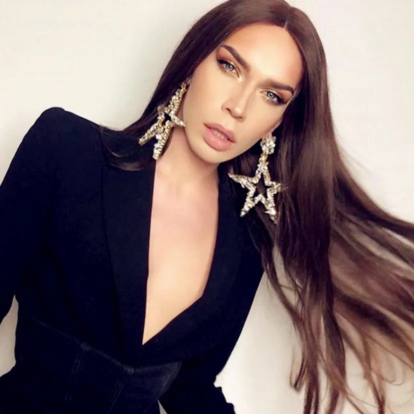 Потрясающие висячие серьги со стразами и звездой для женщин модные ювелирные