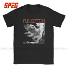 Новинка Мопс Zeppelin футболки Для мужчин с круглым вырезом 100% хлопок T рубашка с рисунком собачки короткий рукав взрослая футболка Топы