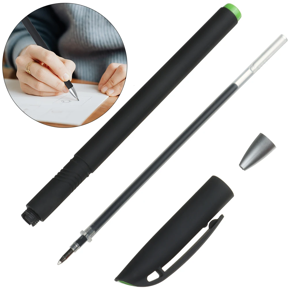 Гелевая ручка 0 5 мм матовая черная простой журнал нейтральная подпись чернильная