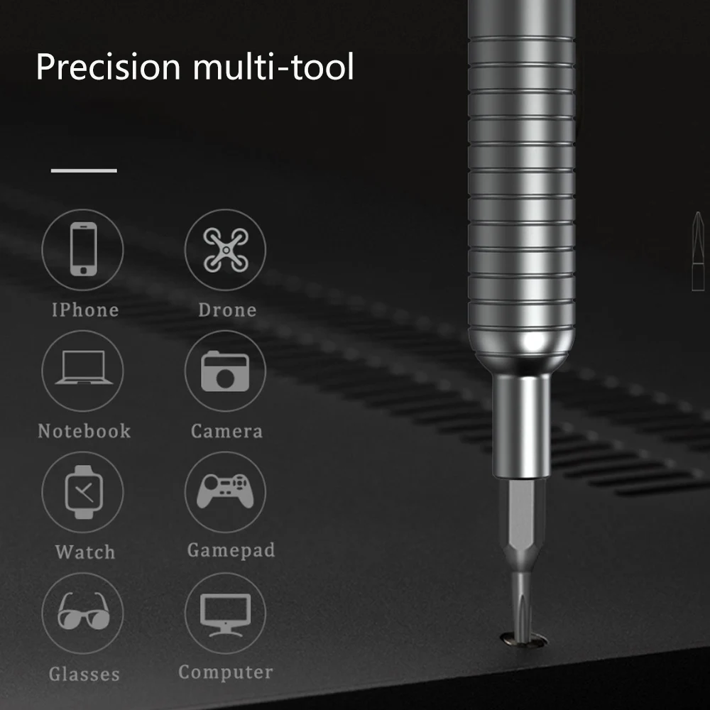 

Hand tool kit 31 in 1 precision screwdriver fixed screwdriver bit magnetic drill bit mobile phone repair precision screwdriver