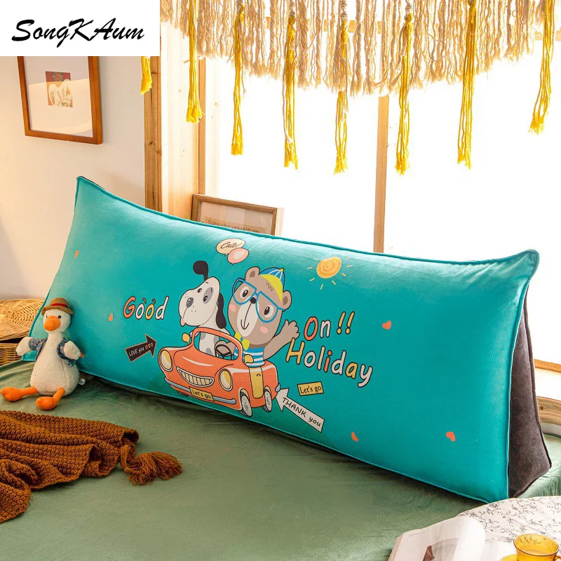 SongKAum моющиеся милые Мультяшные детские длинные прикроватные подушки в