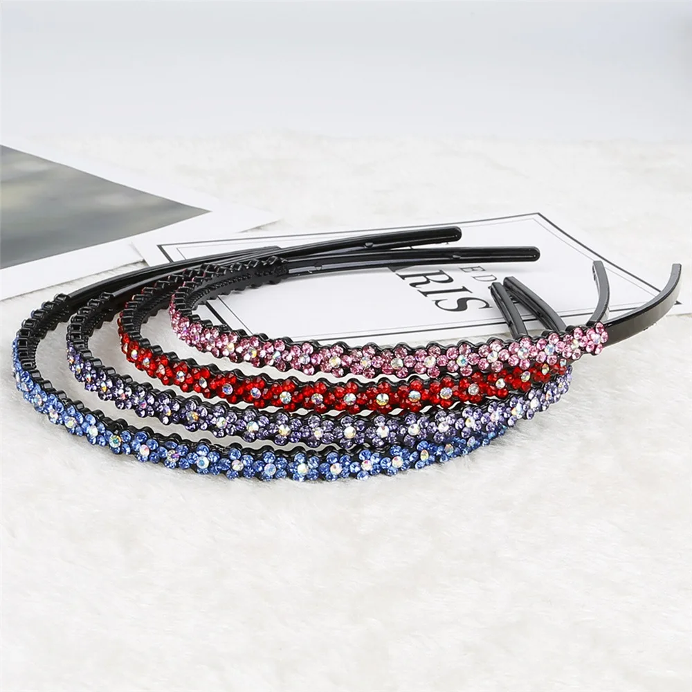 Противоскользящая повязка для волос в Корейском стиле с цветком сливы