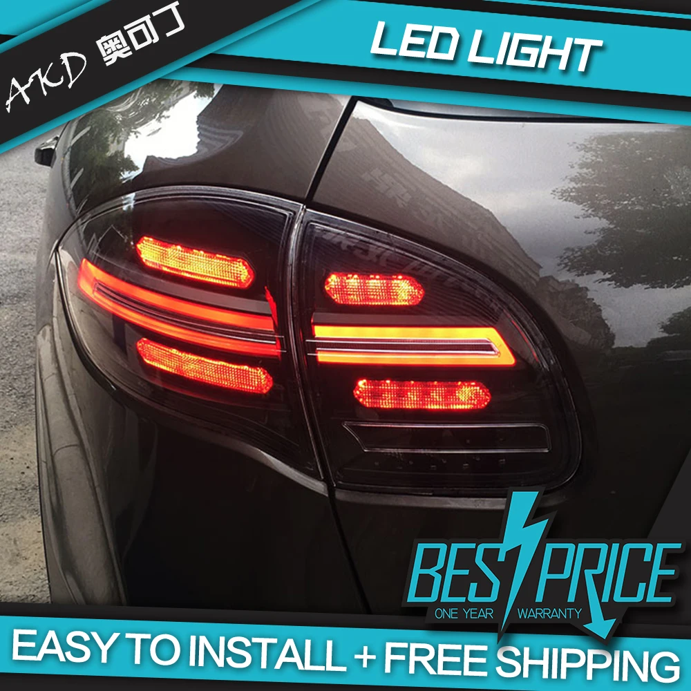 АКД стайлинга автомобилей для Porsche Cayenne габаритными задними фонарями 2011-2014Cayenne