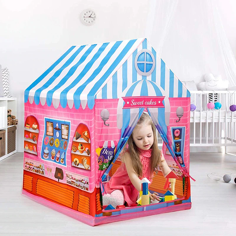 

Game House Play Tent Girl Princess Indoor Outdoor Toys Portable Foldable Secret Garden Play Ball Pit Pool Toy For Children Kids