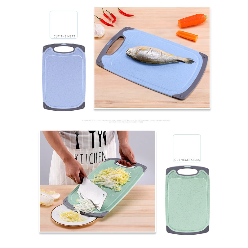BAHMETEV Antibacterial Chopping Board Multifunction PP Plastic Heat Resistant chopping Blocks Fruit Cutting Boards Kitchen Tools | Дом и сад