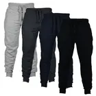 Мужские зауженные брюки, спортивный костюм, узкие штаны для бега, тренировочные штаны, размера плюс