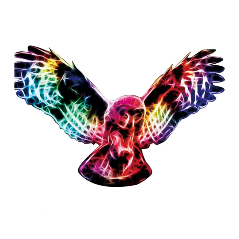 

Flying Owl Patch Luminous Stickers Heat transfer printing Noctilucent Iron on Patches for Clothing Animal VOGUE Fluorescent